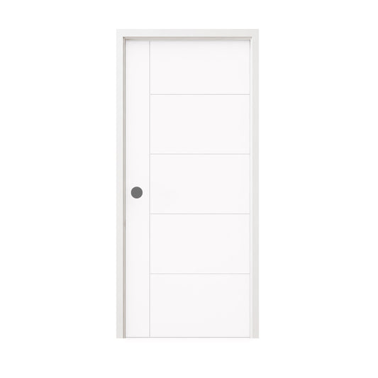 34 in. x 80 in. Berkley Honeycomb Core Primed White MDF Prehung Interior Door