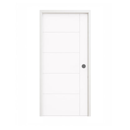 36 in. x 80 in. Berkley Honeycomb Core Primed White MDF Prehung Interior Door
