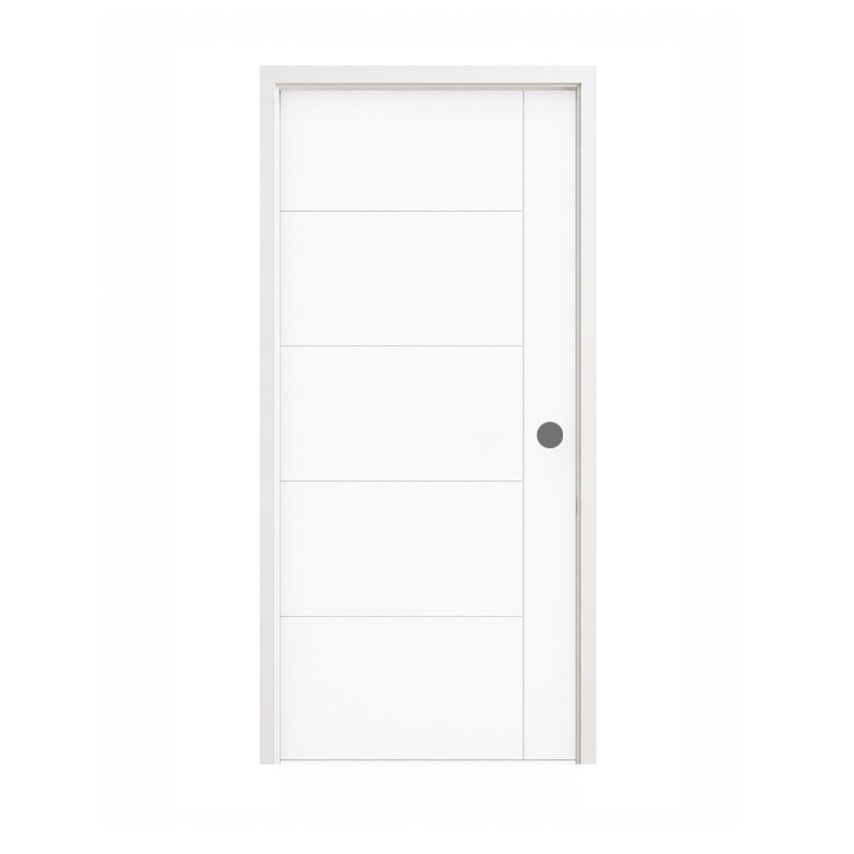 36 in. x 80 in. Berkley Honeycomb Core Primed White MDF Prehung Interior Door