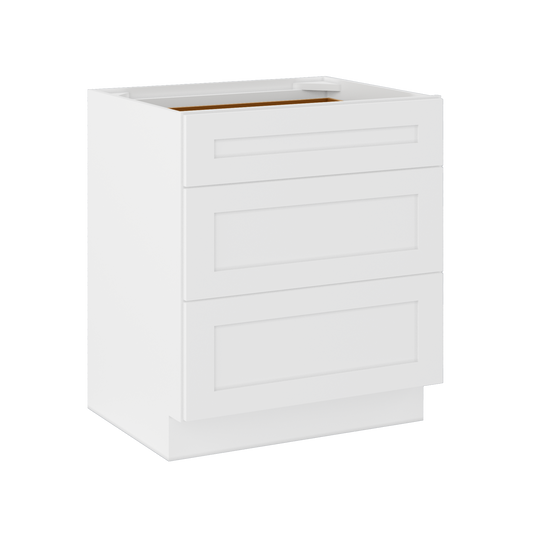 Linen Range Base Kitchen Cabinet LRB30 Alpina White LessCare 30 in. width 34.5 in. height 24 in. depth - Kitchen