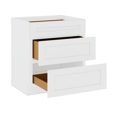 Linen Range Base Kitchen Cabinet LRB30 Alpina White LessCare 30 in. width 34.5 in. height 24 in. depth - Kitchen