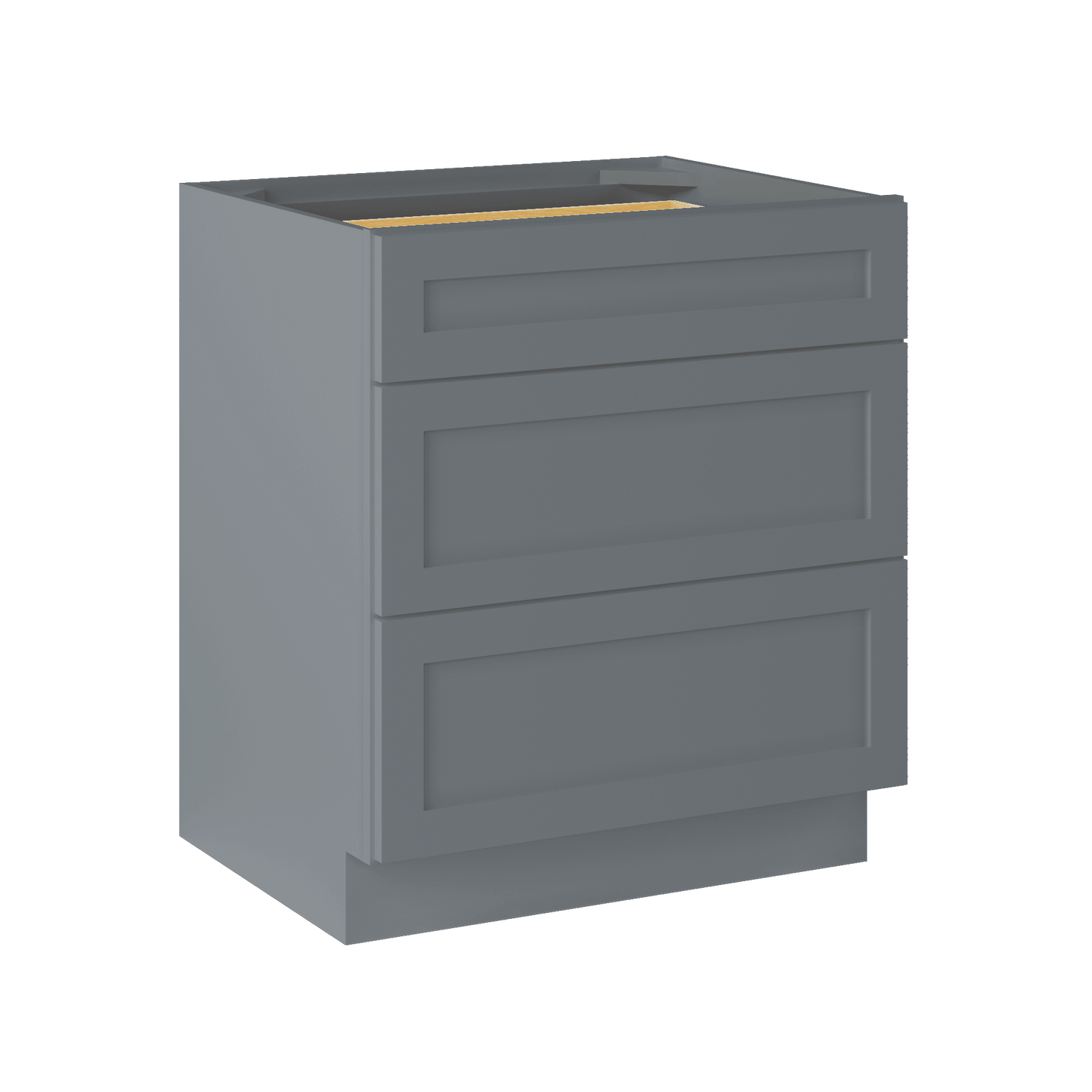 Linen Range Base Kitchen Cabinet LRB30 Colonial Gray LessCare 30 in. width 34.5 in. height 24 in. depth - Kitchen