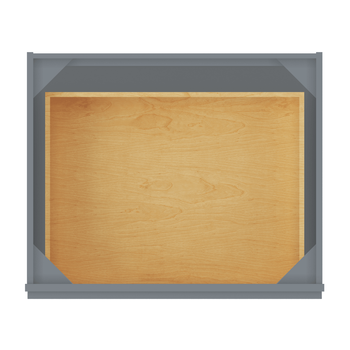 Linen Range Base Kitchen Cabinet LRB30 Colonial Gray LessCare 30 in. width 34.5 in. height 24 in. depth - Kitchen