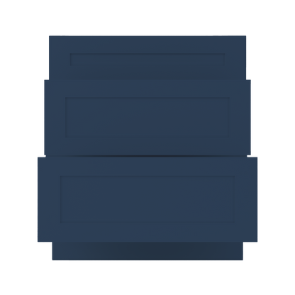 Linen Range Base Kitchen Cabinet LRB30 Danbury Blue LessCare 30 in. width 34.5 in. height 24 in. depth - Kitchen