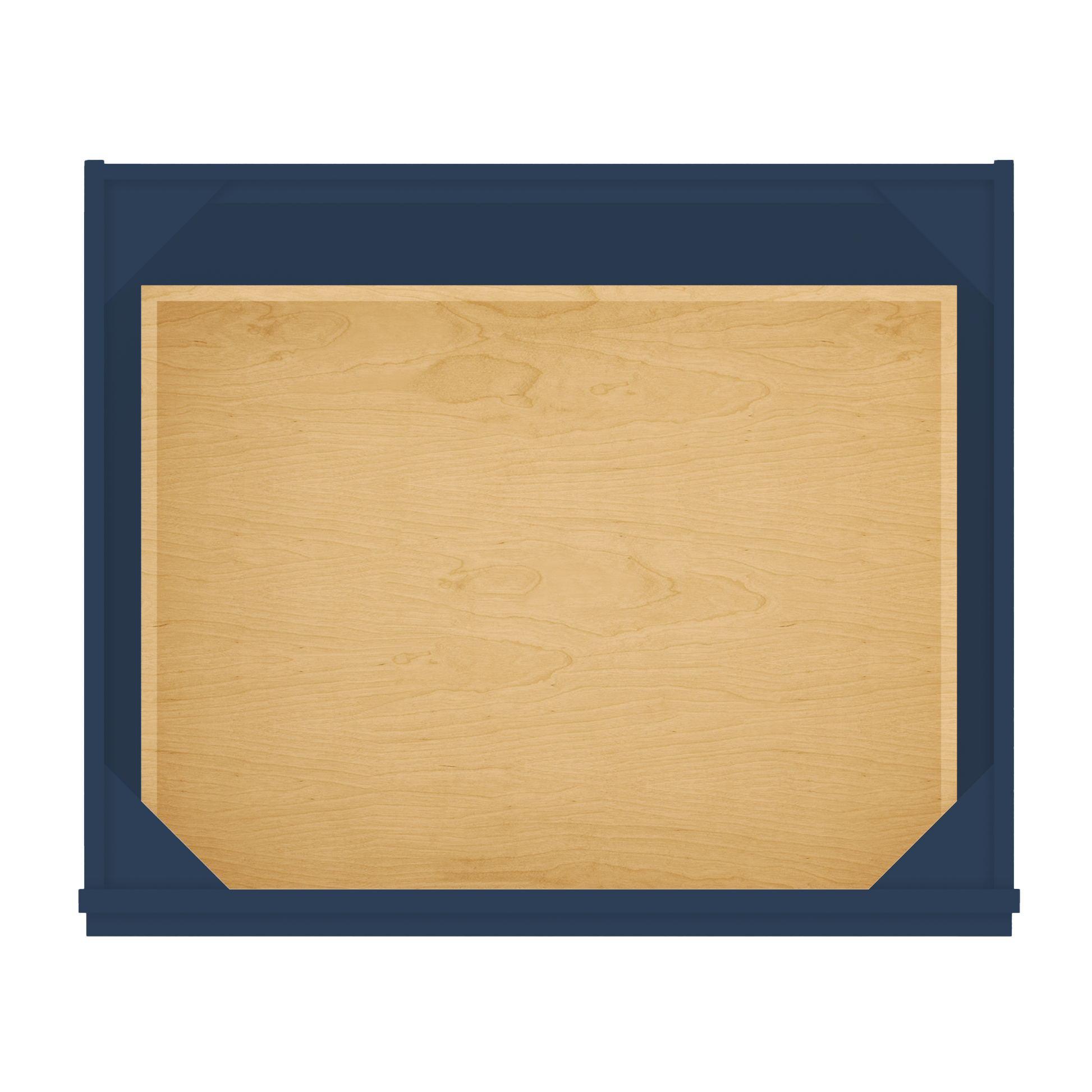 Linen Range Base Kitchen Cabinet LRB30 Danbury Blue LessCare 30 in. width 34.5 in. height 24 in. depth - Kitchen