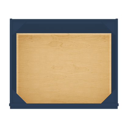 Linen Range Base Kitchen Cabinet LRB30 Danbury Blue LessCare 30 in. width 34.5 in. height 24 in. depth - Kitchen