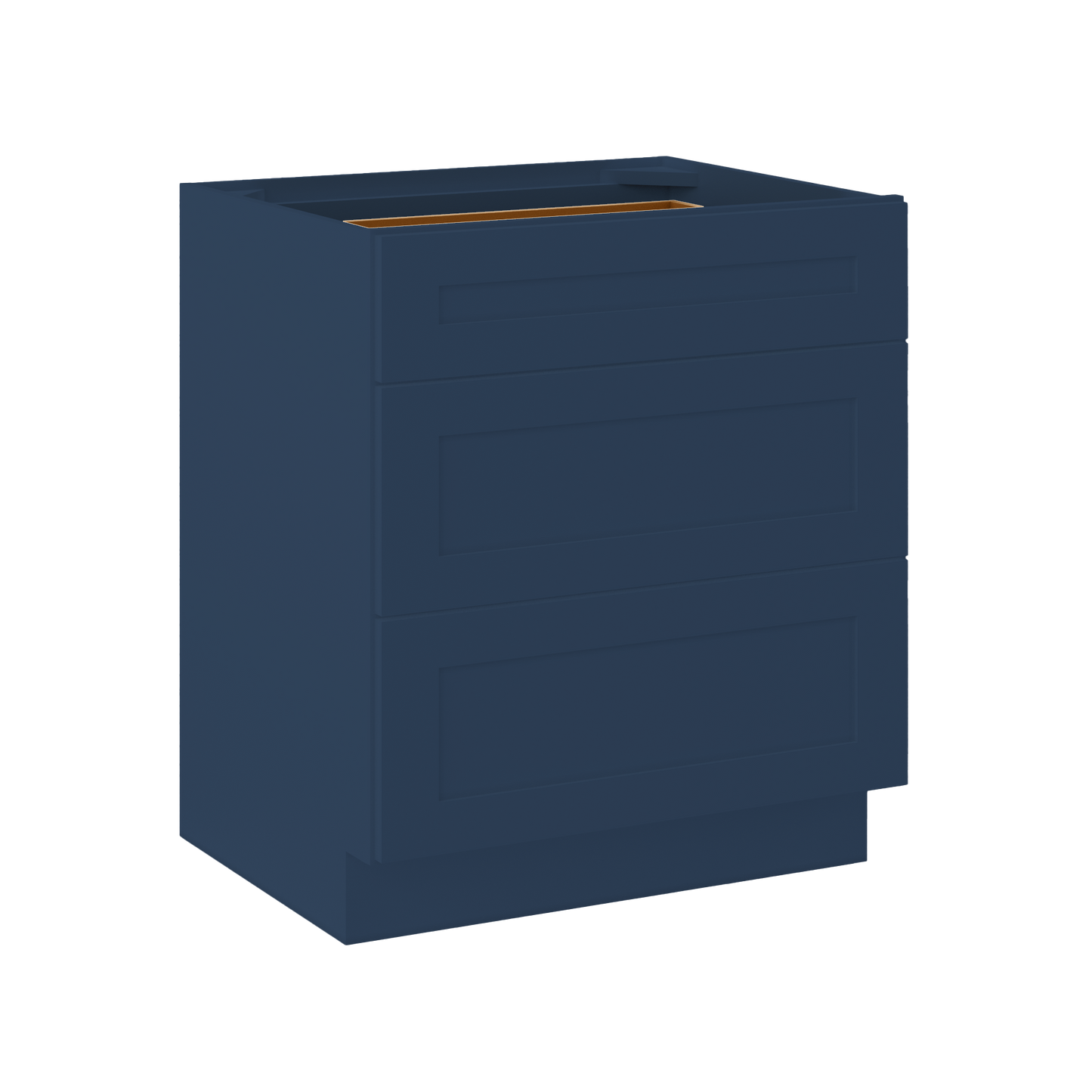 Linen Range Base Kitchen Cabinet LRB30 Danbury Blue LessCare 30 in. width 34.5 in. height 24 in. depth - Kitchen