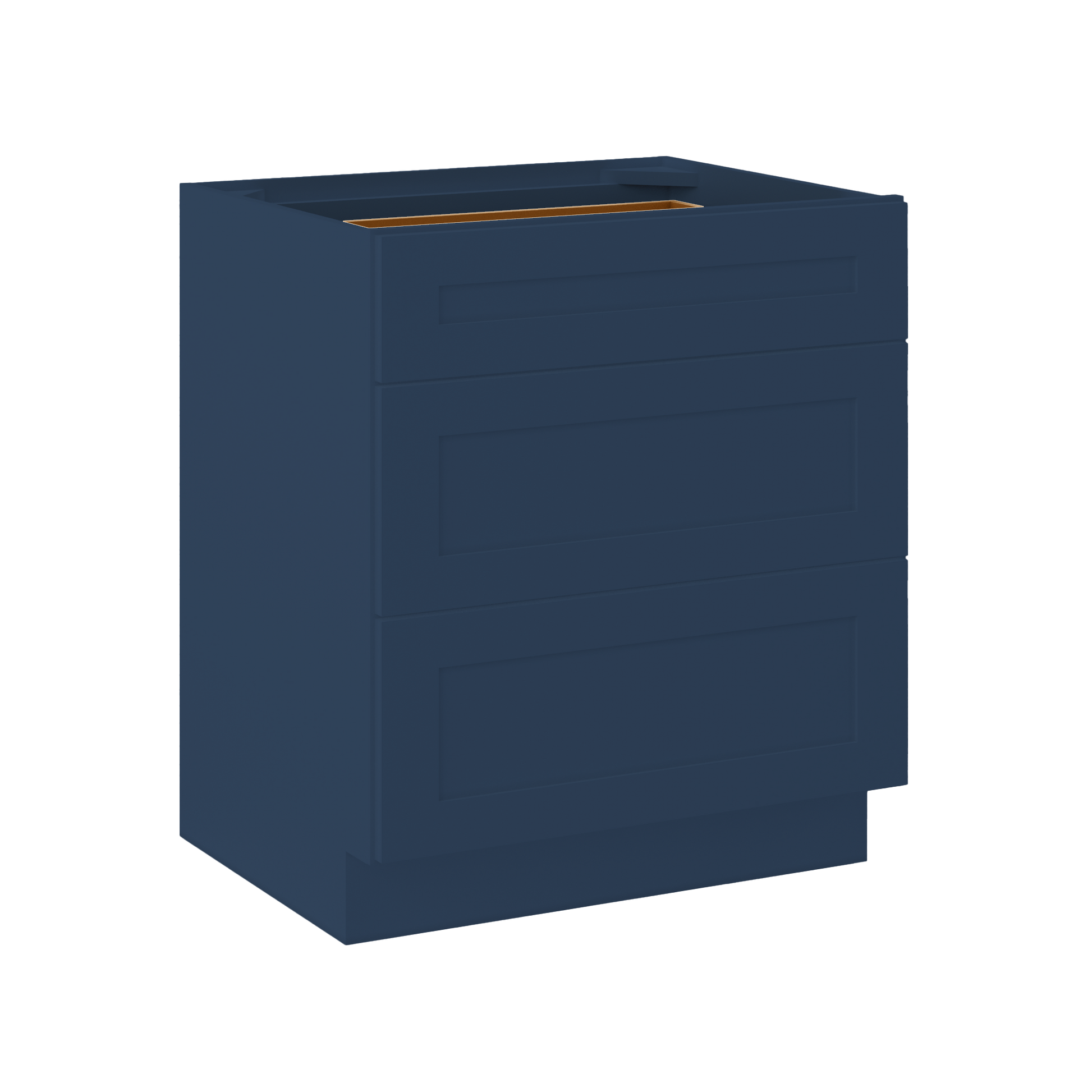 Linen Range Base Kitchen Cabinet LRB30 Danbury Blue LessCare 30 in. width 34.5 in. height 24 in. depth - Kitchen