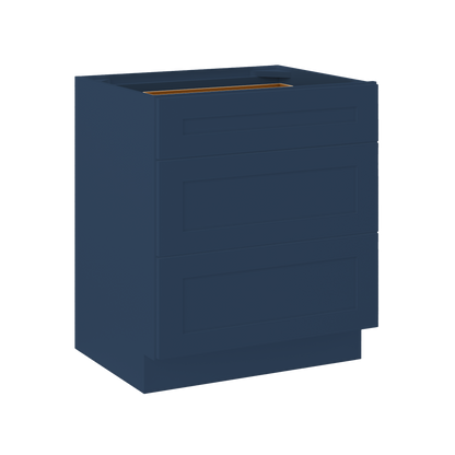 Linen Range Base Kitchen Cabinet LRB30 Danbury Blue LessCare 30 in. width 34.5 in. height 24 in. depth - Kitchen