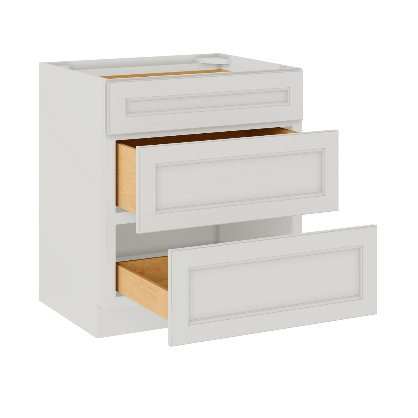 Linen Range Base Kitchen Cabinet LRB30 Milan Pearl 30 in. width 34.5 in. height 24 in. depth - Kitchen Cabinets