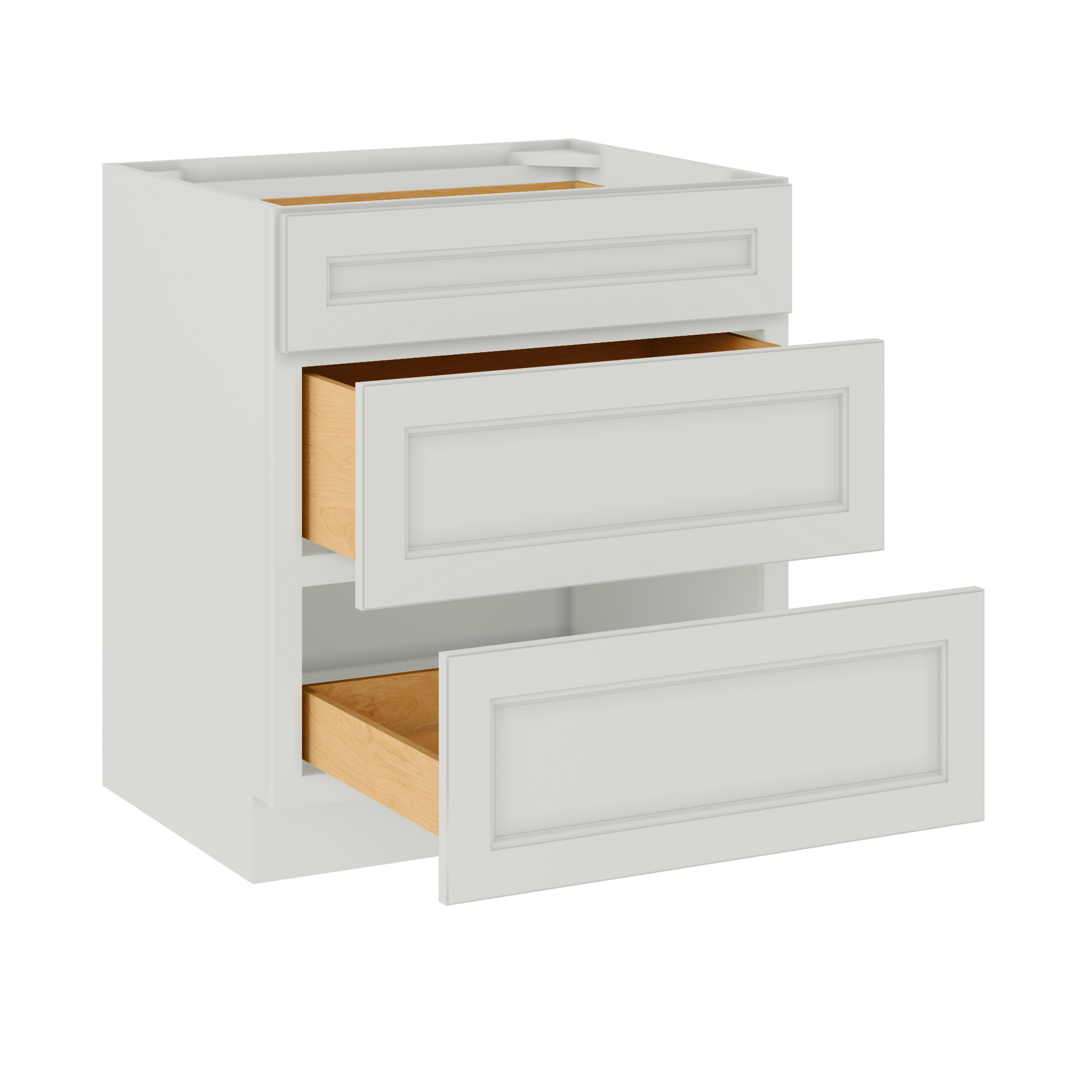 Linen Range Base Kitchen Cabinet LRB30 Milan Pearl 30 in. width 34.5 in. height 24 in. depth - Kitchen Cabinets
