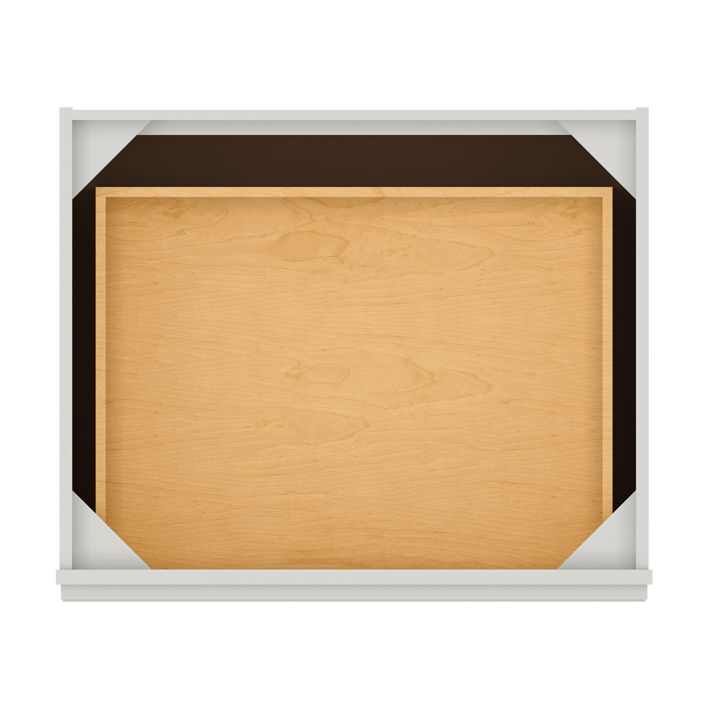 Linen Range Base Kitchen Cabinet LRB30 Milan Pearl 30 in. width 34.5 in. height 24 in. depth - Kitchen Cabinets