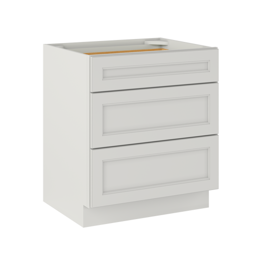 Linen Range Base Kitchen Cabinet LRB30 Milan Pearl 30 in. width 34.5 in. height 24 in. depth - Kitchen Cabinets