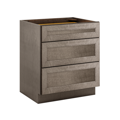 Linen Range Base Kitchen Cabinet LRB30 Milan Slate 30 in. width 34.5 in. height 24 in. depth - Kitchen Cabinets