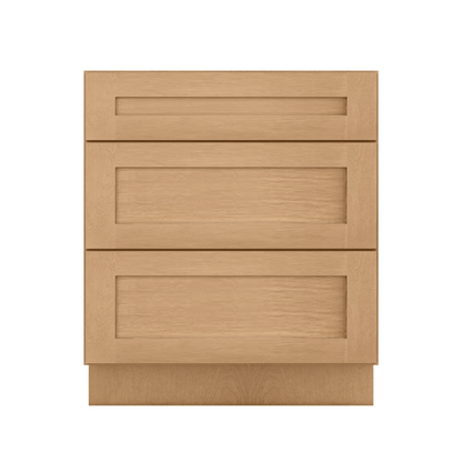 Linen Range Base Kitchen Cabinet LRB30 Shaker Toffee 30 in. width 34.5 in. height 24 in. depth - Kitchen Cabinets