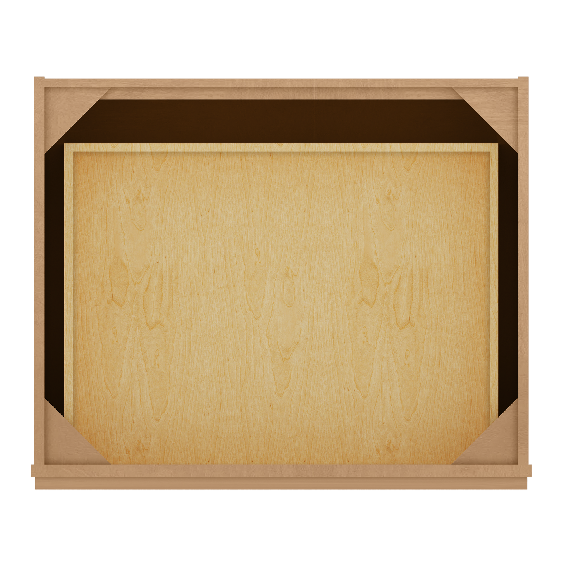 Linen Range Base Kitchen Cabinet LRB30 Shaker Toffee 30 in. width 34.5 in. height 24 in. depth - Kitchen Cabinets