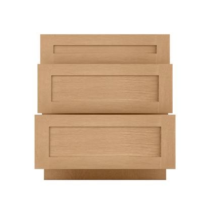 Linen Range Base Kitchen Cabinet LRB30 Shaker Toffee 30 in. width 34.5 in. height 24 in. depth - Kitchen Cabinets