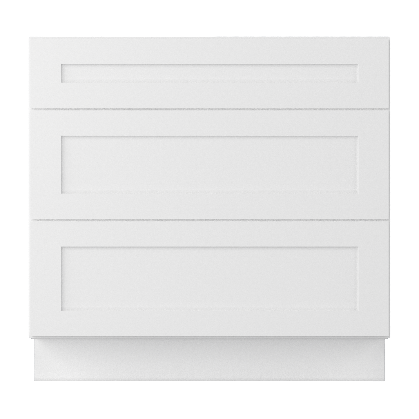 Linen Range Base Kitchen Cabinet LRB36 Alpina White LessCare 36 in. width 34.5 in. height 24 in. depth - Kitchen