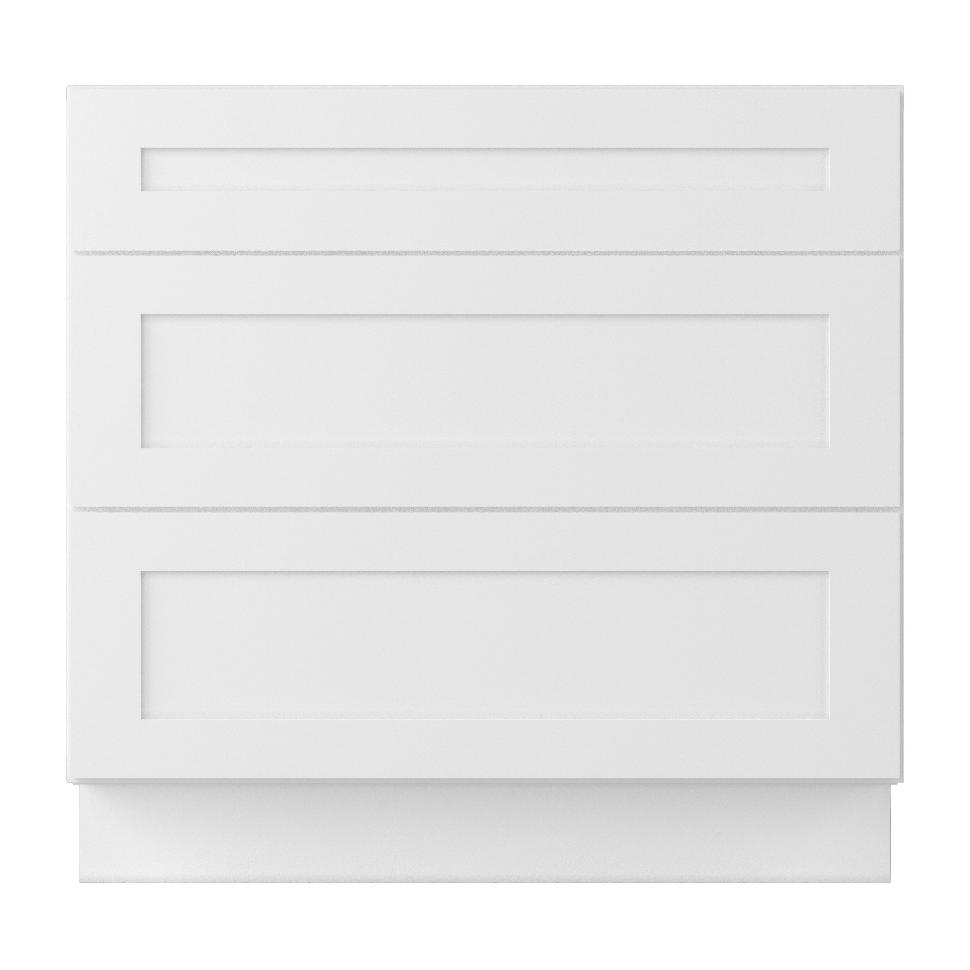 Linen Range Base Kitchen Cabinet LRB36 Alpina White LessCare 36 in. width 34.5 in. height 24 in. depth - Kitchen