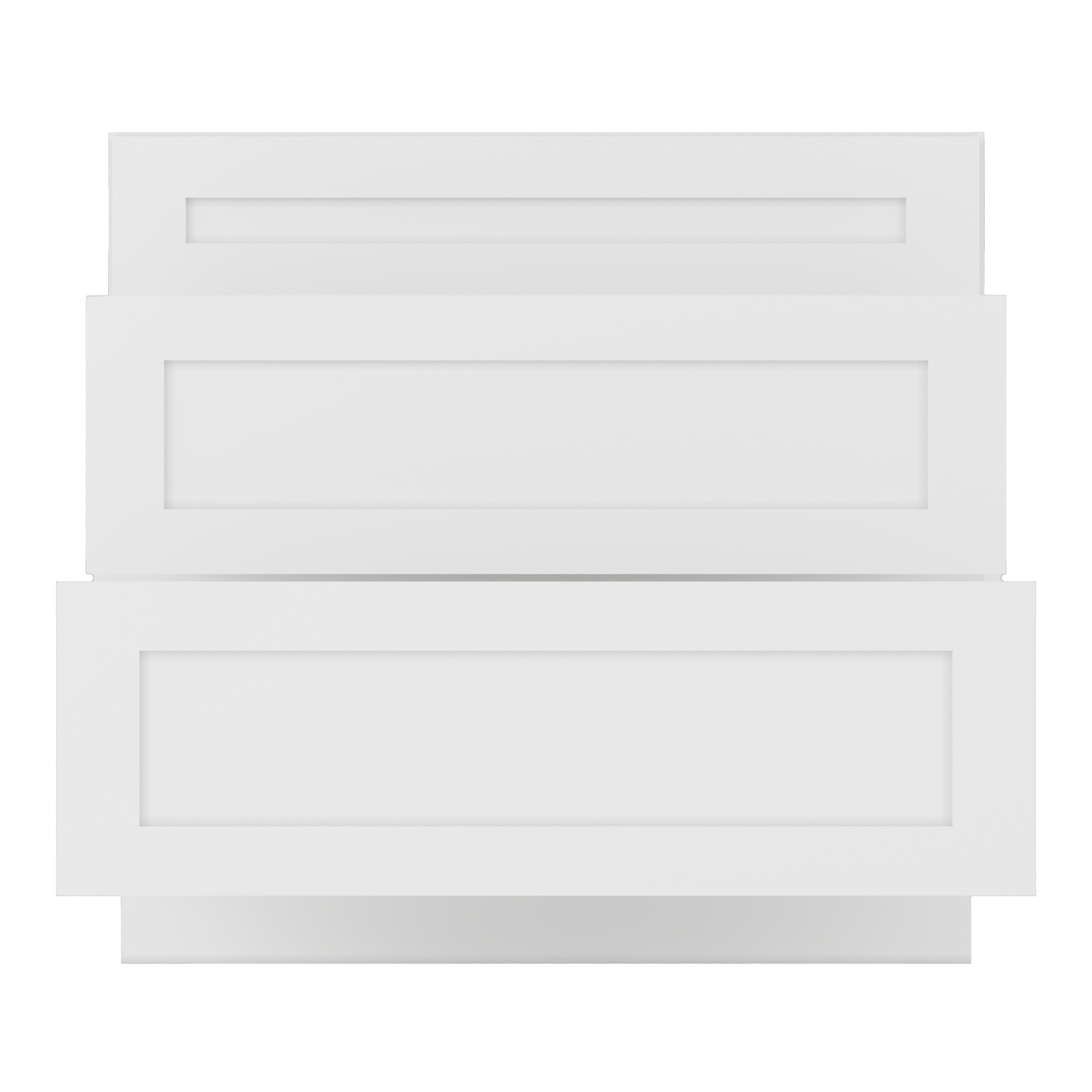 Linen Range Base Kitchen Cabinet LRB36 Alpina White LessCare 36 in. width 34.5 in. height 24 in. depth - Kitchen