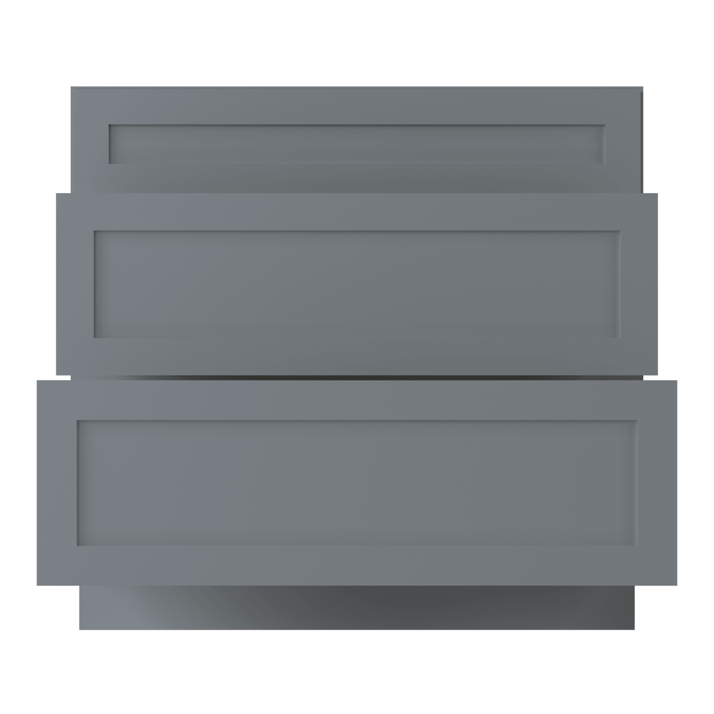 Linen Range Base Kitchen Cabinet LRB36 Colonial Gray LessCare 36 in. width 34.5 in. height 24 in. depth - Kitchen
