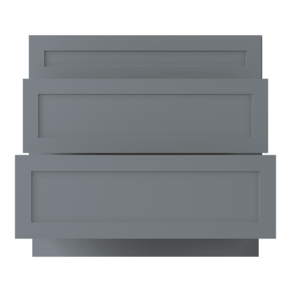 Linen Range Base Kitchen Cabinet LRB36 Colonial Gray LessCare 36 in. width 34.5 in. height 24 in. depth - Kitchen