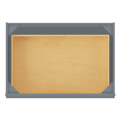 Linen Range Base Kitchen Cabinet LRB36 Colonial Gray LessCare 36 in. width 34.5 in. height 24 in. depth - Kitchen
