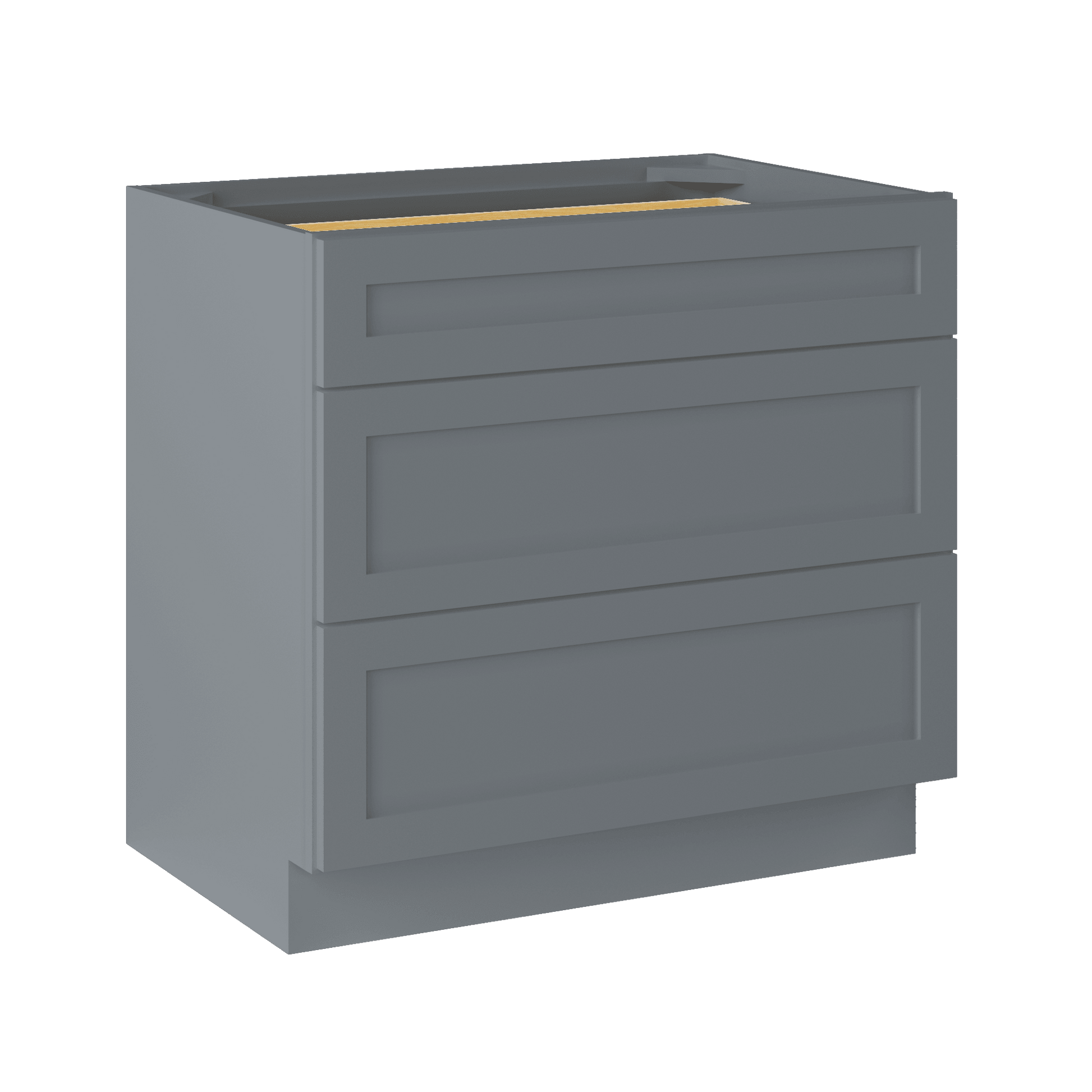 Linen Range Base Kitchen Cabinet LRB36 Colonial Gray LessCare 36 in. width 34.5 in. height 24 in. depth - Kitchen