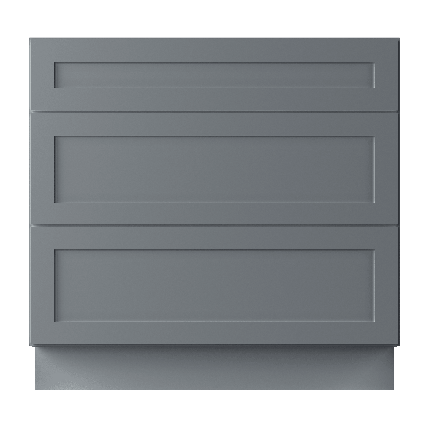 Linen Range Base Kitchen Cabinet LRB36 Colonial Gray LessCare 36 in. width 34.5 in. height 24 in. depth - Kitchen