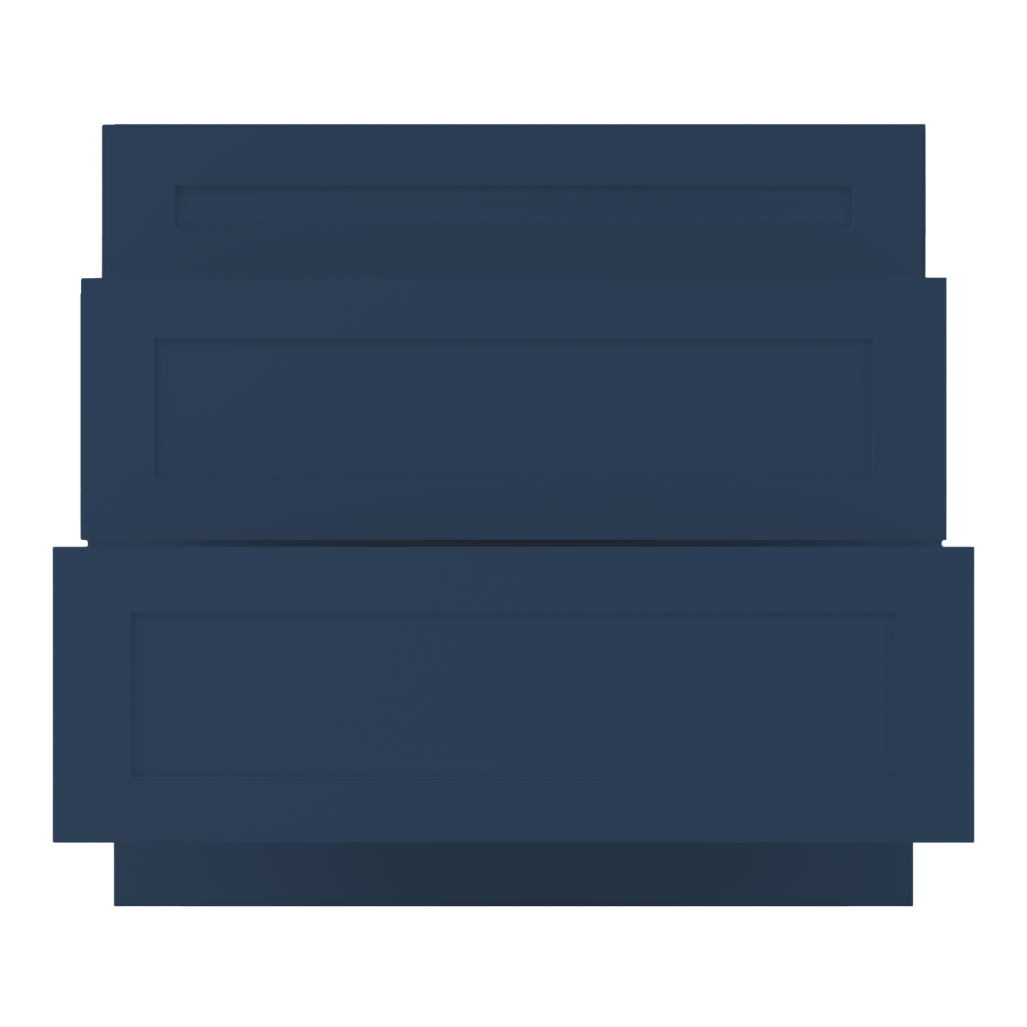 Linen Range Base Kitchen Cabinet LRB36 Danbury Blue LessCare 36 in. width 34.5 in. height 24 in. depth - Kitchen