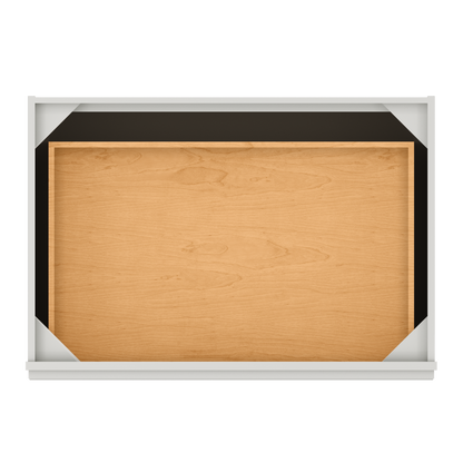 Linen Range Base Kitchen Cabinet LRB36 Milan Pearl 36 in. width 34.5 in. height 24 in. depth - Kitchen Cabinets