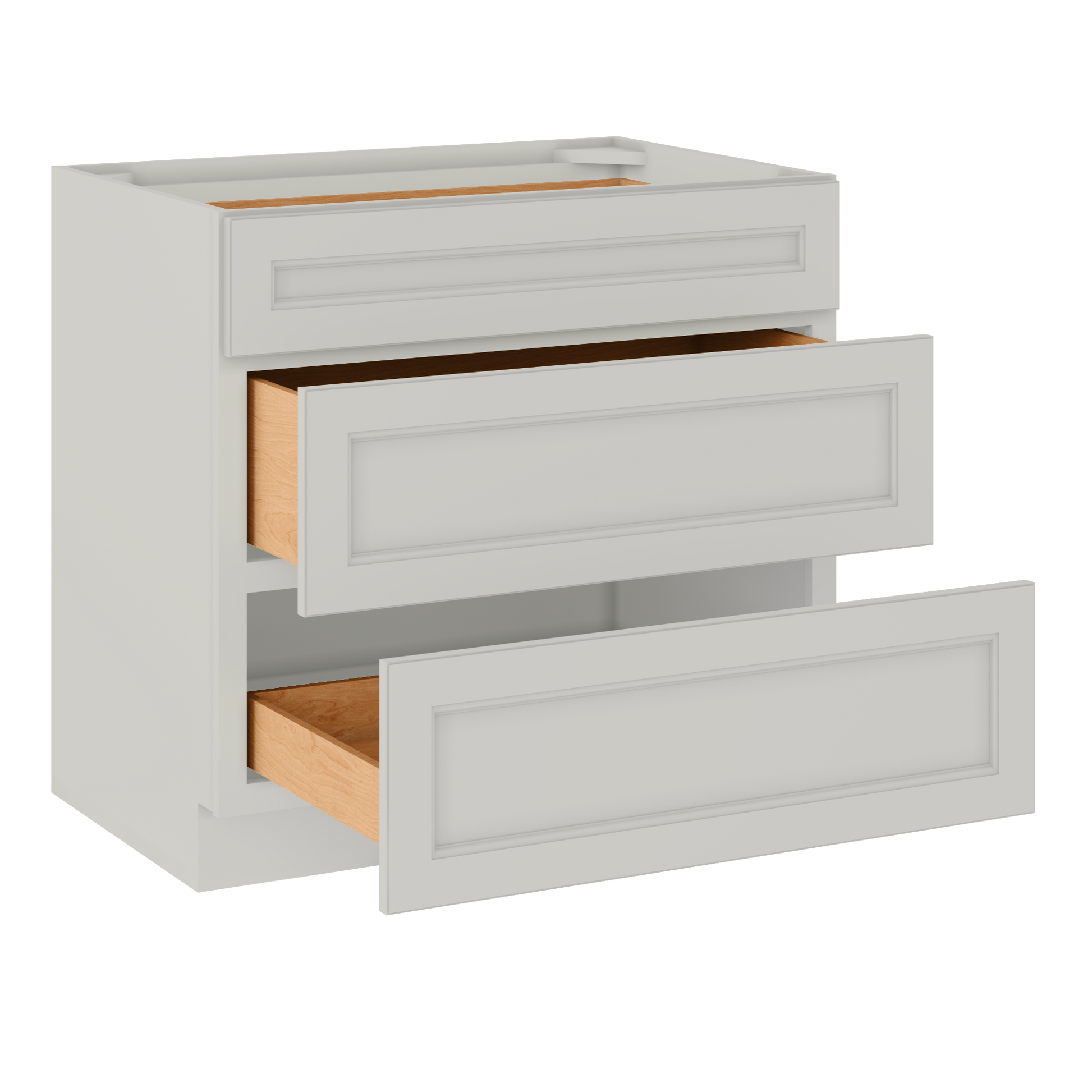 Linen Range Base Kitchen Cabinet LRB36 Milan Pearl 36 in. width 34.5 in. height 24 in. depth - Kitchen Cabinets