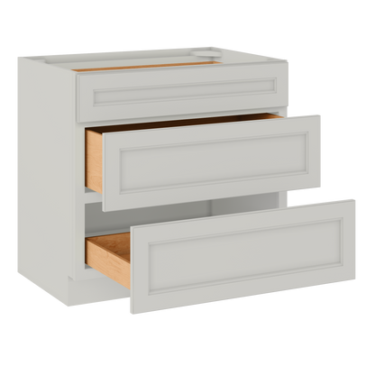 Linen Range Base Kitchen Cabinet LRB36 Milan Pearl 36 in. width 34.5 in. height 24 in. depth - Kitchen Cabinets