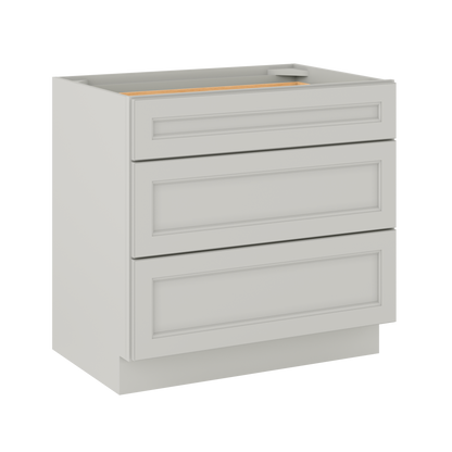 Linen Range Base Kitchen Cabinet LRB36 Milan Pearl 36 in. width 34.5 in. height 24 in. depth - Kitchen Cabinets