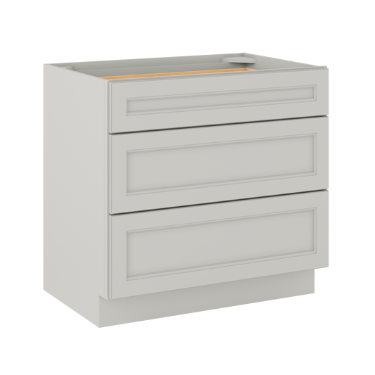 Linen Range Base Kitchen Cabinet LRB36 Milan Pearl 36 in. width 34.5 in. height 24 in. depth - Kitchen Cabinets