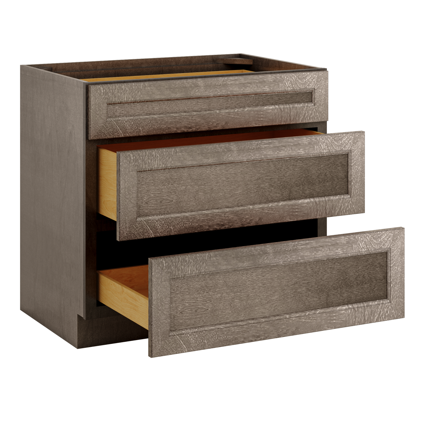 Linen Range Base Kitchen Cabinet LRB36 Milan Slate 36 in. width 34.5 in. height 24 in. depth - Kitchen Cabinets