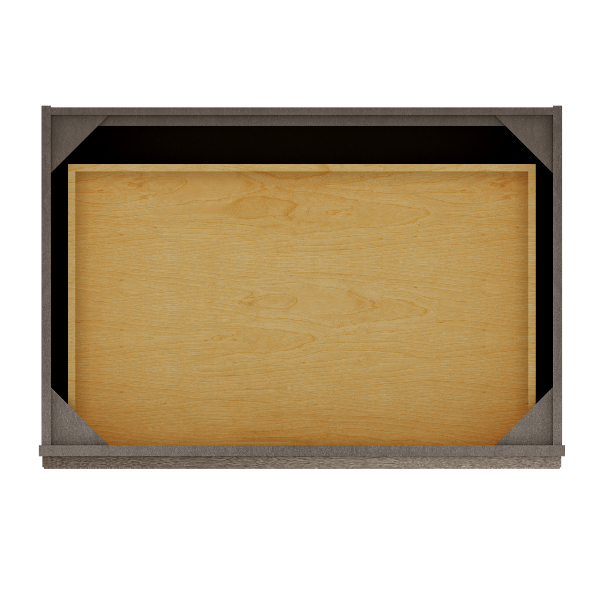 Linen Range Base Kitchen Cabinet LRB36 Milan Slate 36 in. width 34.5 in. height 24 in. depth - Kitchen Cabinets