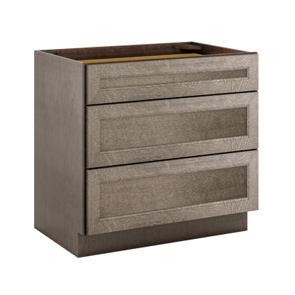 Linen Range Base Kitchen Cabinet LRB36 Milan Slate 36 in. width 34.5 in. height 24 in. depth - Kitchen Cabinets