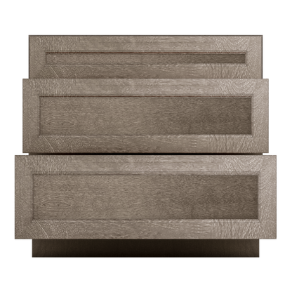 Linen Range Base Kitchen Cabinet LRB36 Milan Slate 36 in. width 34.5 in. height 24 in. depth - Kitchen Cabinets