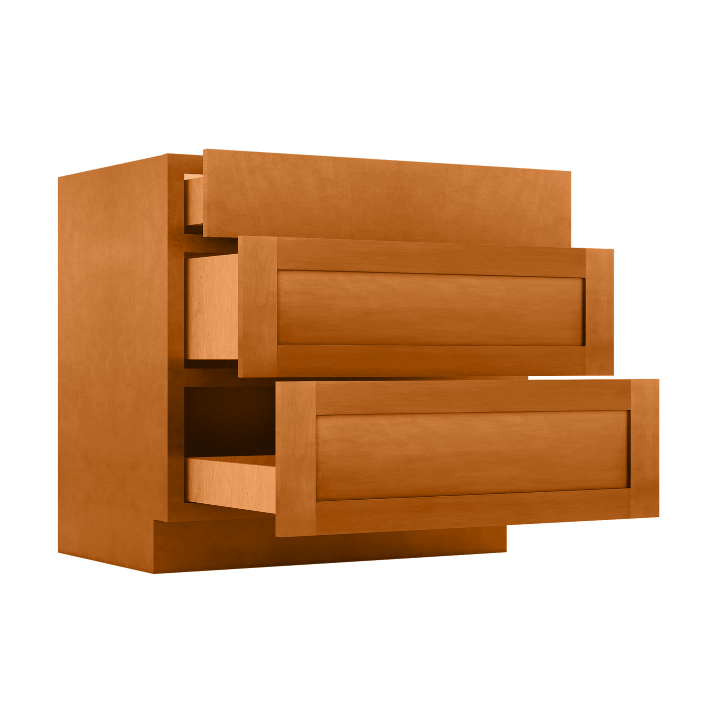 Linen Range Base Kitchen Cabinet LRB36 Newport LessCare 36 in. width 34.5 in. height 24 in. depth - Kitchen Cabinets