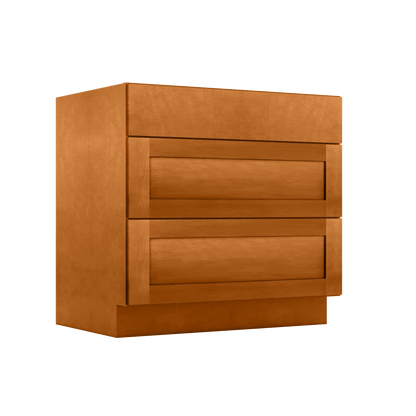 Linen Range Base Kitchen Cabinet LRB36 Newport LessCare 36 in. width 34.5 in. height 24 in. depth - Kitchen Cabinets