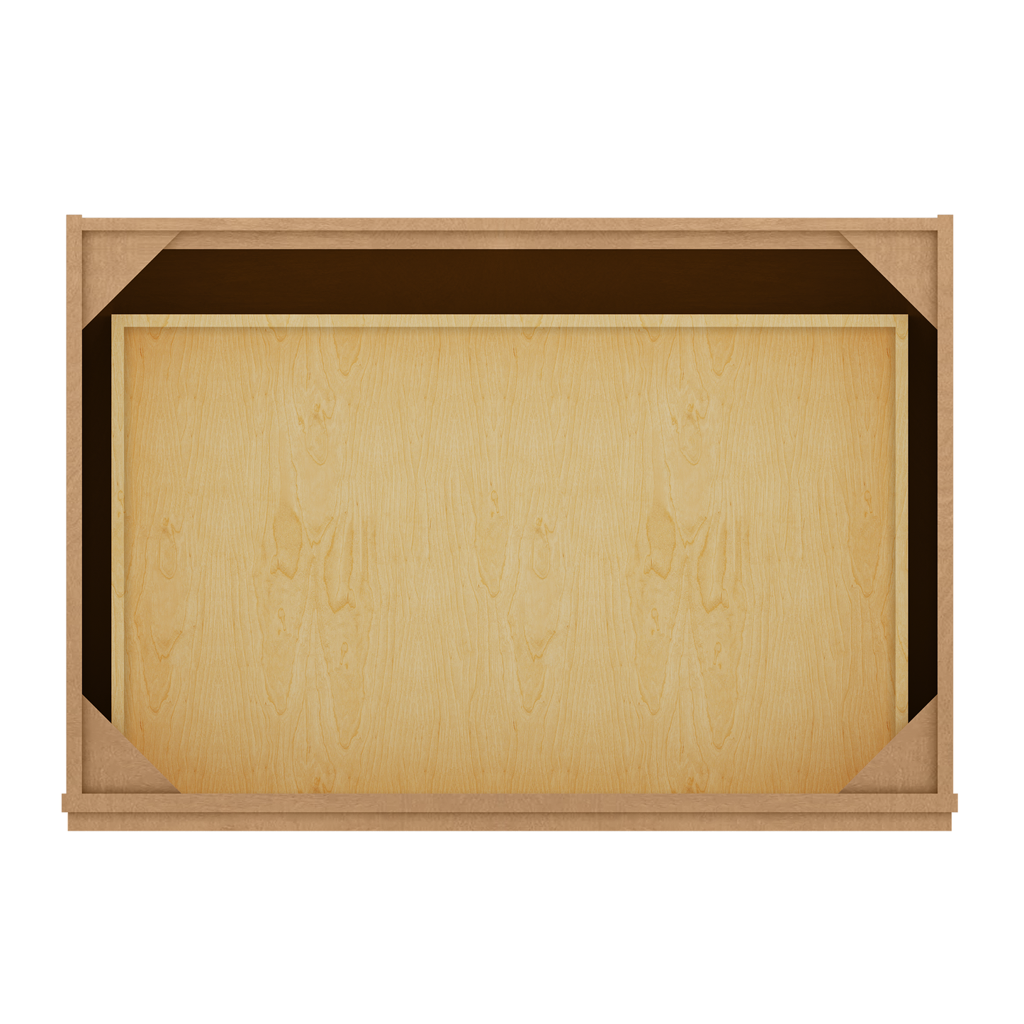Linen Range Base Kitchen Cabinet LRB36 Shaker Toffee 36 in. width 34.5 in. height 24 in. depth - Kitchen Cabinets