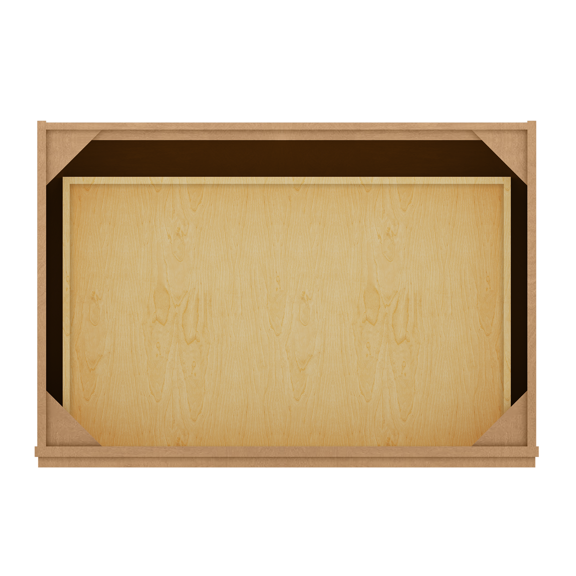Linen Range Base Kitchen Cabinet LRB36 Shaker Toffee 36 in. width 34.5 in. height 24 in. depth - Kitchen Cabinets