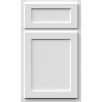 Fabuwood Quest Metro Frost Recessed Panel White Door Sample