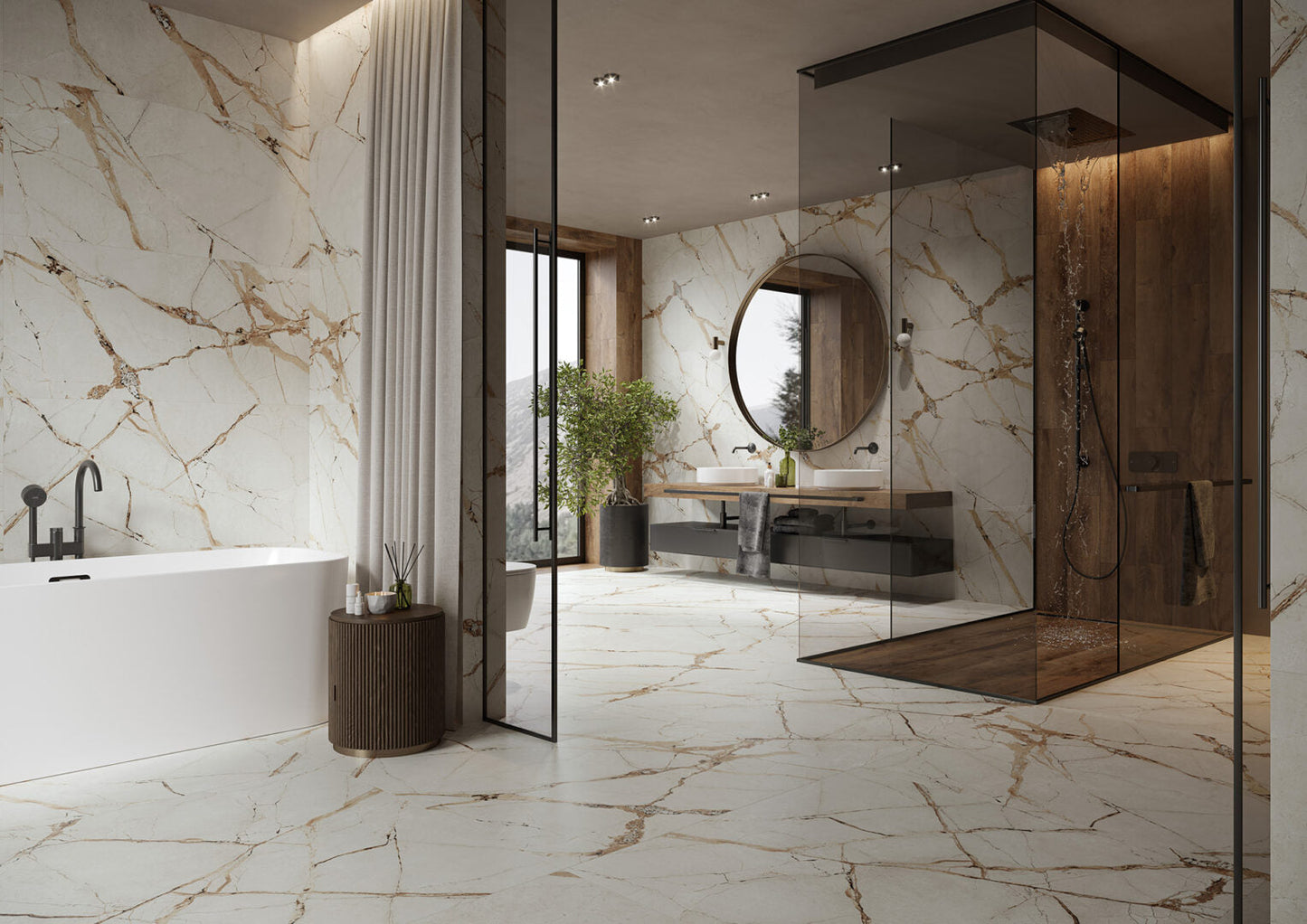 Milan Beige Tile 24x48 Matte Rectified Porcelain Floor and Wall for Interior or Exterior - Flooring