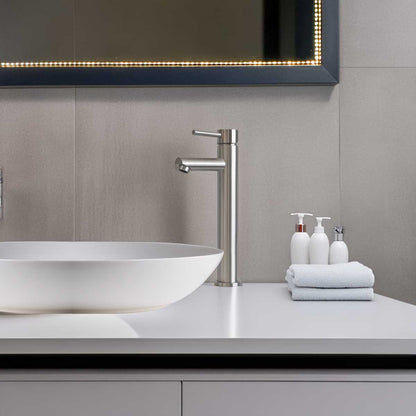 Modern Bathroom Faucet LB10B Vessel Single Hole 12’’ High - Faucets