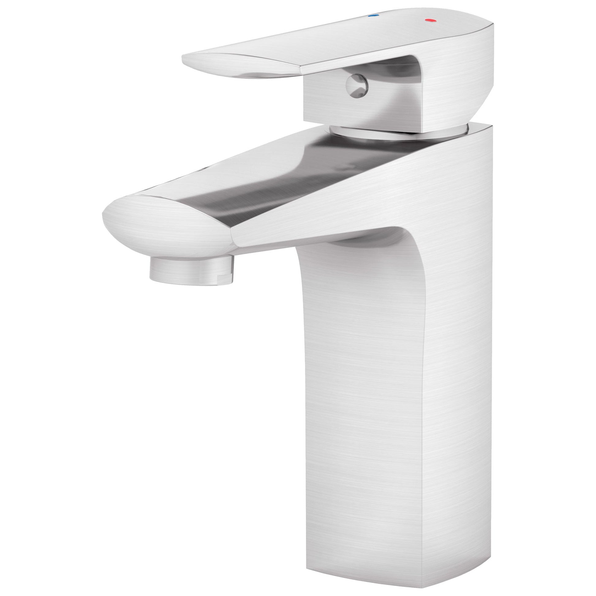 Modern Bathroom or Bar Faucet LB17B Brushed Nickel - Faucets