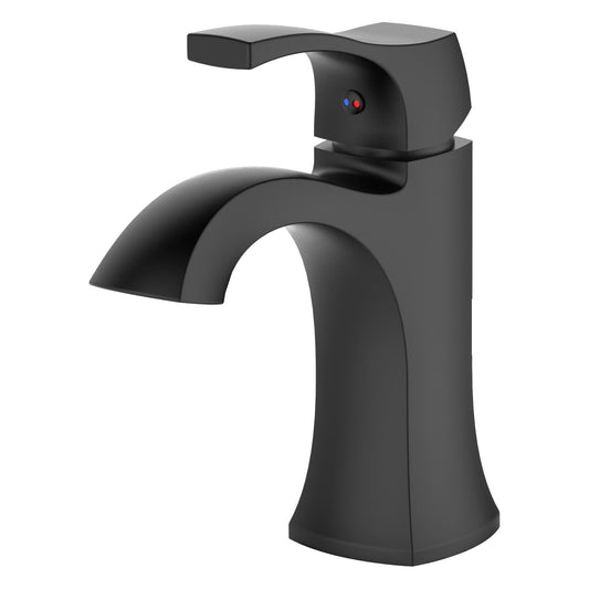 Modern Bathroom or Bar Faucet LB21M Matte Black - Faucets
