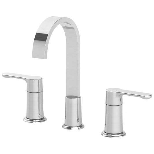Modern Bathroom or Bar Faucet LB22B Brushed Nickel - Faucets