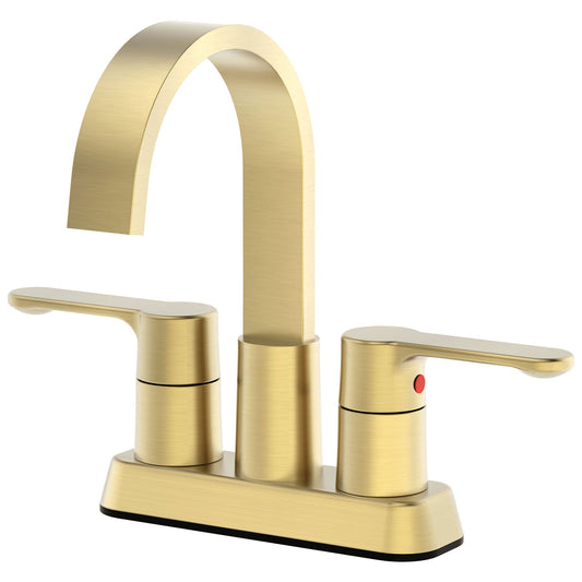 Modern Bathroom or Bar Faucet LB23G Gold - Faucets